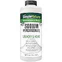 SimpleNature Sodium Percarbonate (2 lbs) - Versatile Scent-Free Cleaner for Home, Laundry, and Decking - Pure Oxygen Bleach - Convenient Container