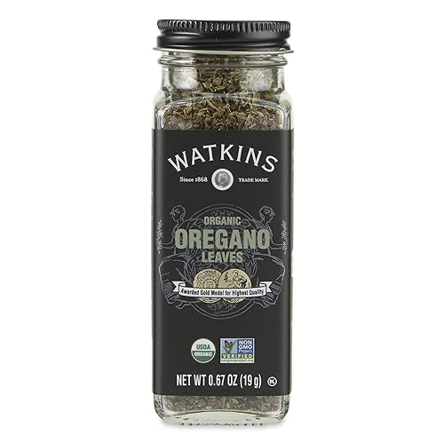 Watkins Gourmet Organic Spice Jar, Oregano Leaves, 0.67 Ounce