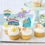 40Pcs Oh The Places You Go Decorations Oh The Places You Go Cupcake Topper Kindergarten Graduation Cupcake Decorations Graduation Decorations for Baby