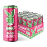 PLAYBOY Energy Drink - Lovely Melons (Watermelon) - 12 Pack of 12oz Cans | Performance + Pleasure Energy | NextGen Lifestyle Drink