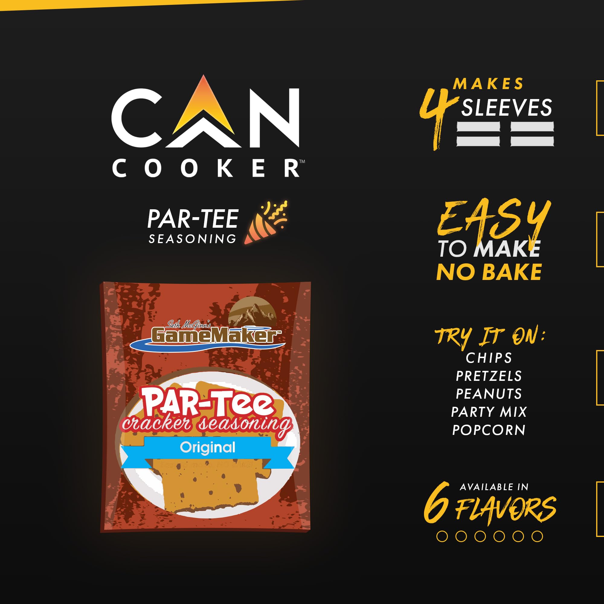 Can Cooker Par-Tee Cracker with Seasoning Original