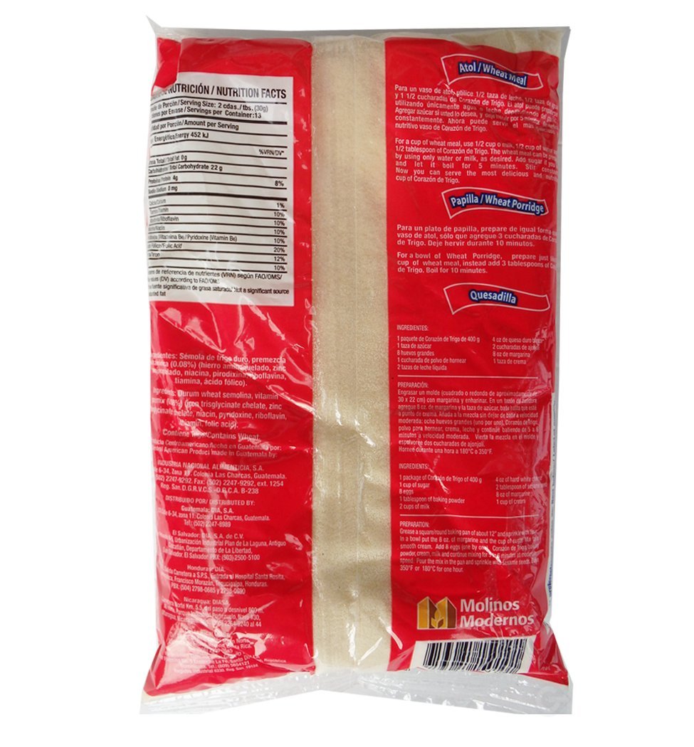 Ina Heart of Wheat 14.10 oz - Corazon de Trigo (Pack of 1)