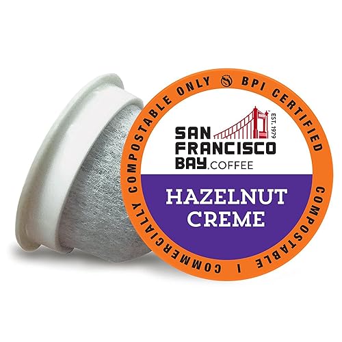 Hazelnut Creme Coffee | SF Bay Onecup Single Serve Coffee Pods (72 Count)