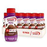 Premier Protein Shake MINIs, Chocolate, 22g Protein, 120 Calories, No Added Sugar, 8.75 fl oz, 12 Pack