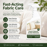 NOYATECH Travel size Couch Cleaner and Stain Remover. For sofas, car upholstery, carpets, rugs, mattresses, dining chairs, all Fabrics. Safe, for kids