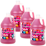 Bubble Gum Snow Cone & Shave Ice Syrup-case-4 Gallons