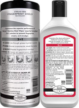 Weiman Heavy Duty Cooktop Polish & Stainless Steel Wipes - Powerful Appliance Kitchen Cleaning Kit - Packaging May Vary