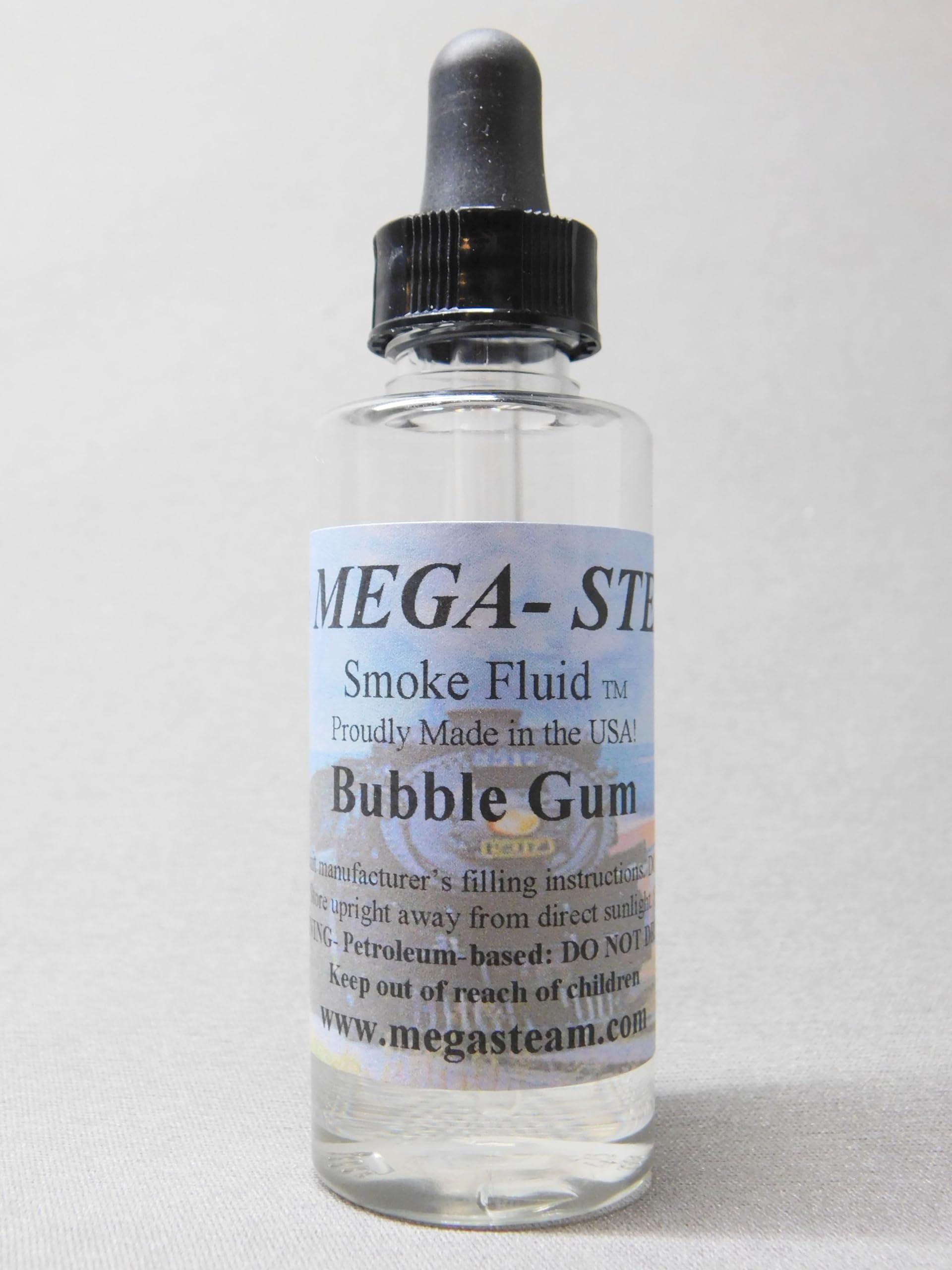 MEGA-STEAM BUBBLE GUM SMOKE FLUID JTM149, clear
