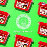 #RT Sajo Halal Hot Pepper Paste (Gochujang) 500g -This red pepper paste is used in almost all Korean recipes like Army Stew, Bibimbap and Tteokbokki