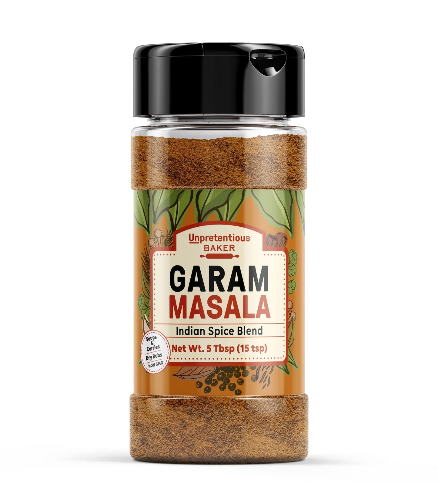 Unpretentious Garam Masala, 5 Tbsp, Indian Spice Blend, Non GMO, Delicious Curry Seasoning