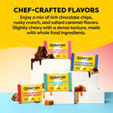 Quantum Energy Square: Energy Bar with Caffeine & 10g Protein. Delicious Healthy Snack On The Go. (Vegan, Gluten-free, Soy-free, Dairy-free) (Variety
