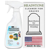 Riverside Essentials 16oz Headstone Cleaner for Graves, Tombstones & Headstones - Highly Effective Solution for Restoring and Protecting Memorials