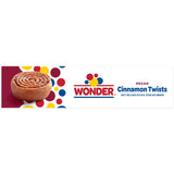 Wonder Cinnamon Twist, Individually Wrapped Cinnamon and Pecan Baked Pastry Rolls, 16 oz, 16 Count