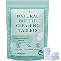 Salem's Elite Brand 12 Effervescent Water Bottle Cleaning Tablets | Tumbler Cleaning Tablets | Deodorizes & Removes Stains on Stainless Steel