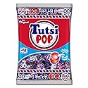 Tutsi Pop La Original Mexican Candy Pops with Cherry Flavor with Tutti Frutti Gum Center, 21.2 Oz