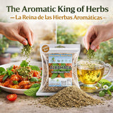 Albahaca Seca para Té y Condimento(Dried Basil Leaves - 4 oz (113 g) - 100% Natural, Non-GMO, Vegan - Loose Leaf for Tea & Seasoning - Aromatic