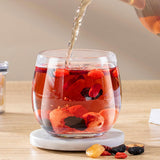 Jujube Ginger Tea Bags - 10.58 Oz Dried Longan Jujubes Dates Goji Berry Ginger Tea Bags, Lycium Red Date Dark Brown Sugar Hot Teas Individual