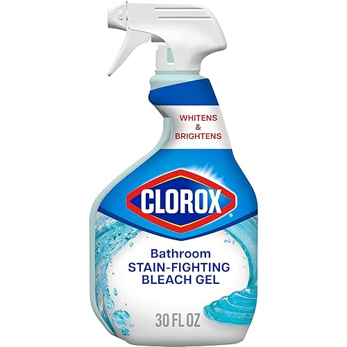 Clorox Bathroom Stain-Fighting Bleach Gel, 30 Fluid Ounces (Package May Vary)