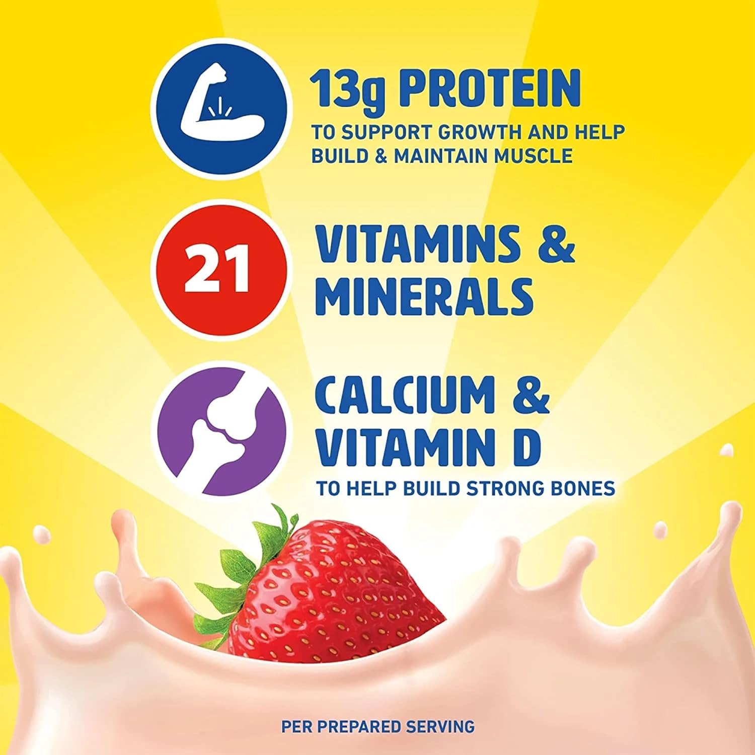 Carnation Instant Breakfast Essentials, Strawberry, 10 Count Box, 1.26-Ounce Packages (Pack of 6)