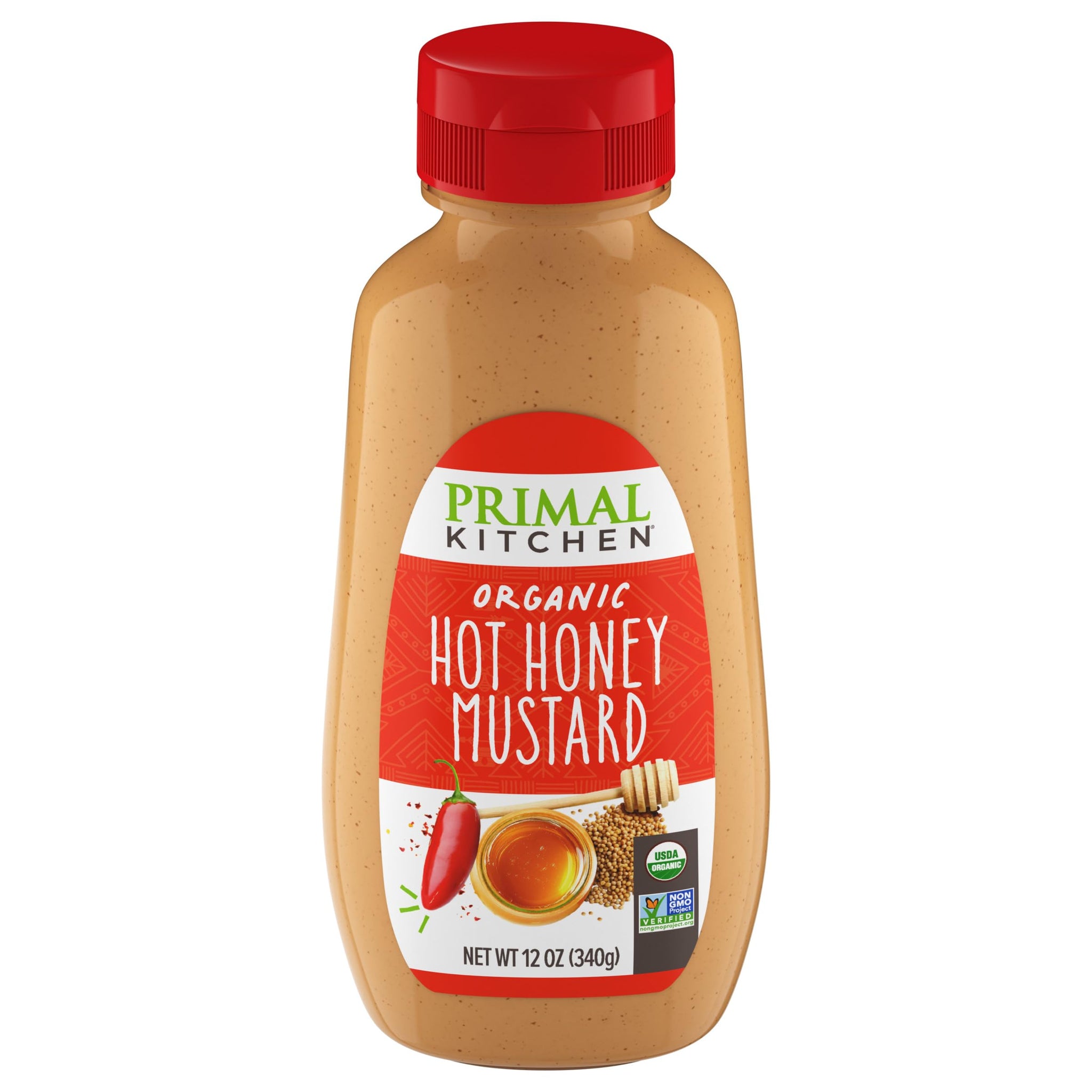 Primal Kitchen Organic Hot Honey Mustard, 12 oz