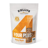 Kelly's Four Plus Granola Cereal | Honey Maple Healthy Granola for Yogurt | Hand Made Snacks for Breakfast - 12 oz