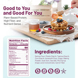 Gluvana Self-Rising Gluten-Free All-Purpose Flour, Amaranth & Quinoa Blend, Nut-Free, Soy-Free & Non-Dairy, GFCO Certified, Kosher, Self-Rising Wheat