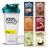 Keto Chow Essentials Kit Meal Replacement Shake Powders, Nutritionally Complete Low Carb Meal, High Protein Breakfast or Lunch Replacement, Gluten