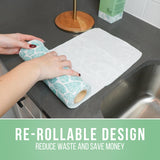 Go Eden Reusable Paper Towels - Pack of Paperless & Washable Towels, 100% Cotton, Highly Absorbent, and Built to Last, Kitchen Dish Cloth Alternative