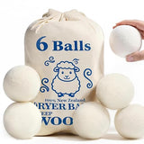 Wool Dryer Balls, New Zealand Dryer Balls Laundry Reusable Reduce Static Cling, Dryer Ball to Reduce Wrinkles & Shorten Drying Time, Drying Balls