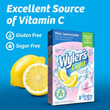 Wyler’s Light Pink Lemonade, Singles To Go, 8 Drink Sticks Per Box, 4 Boxes (32 Sticks Total)