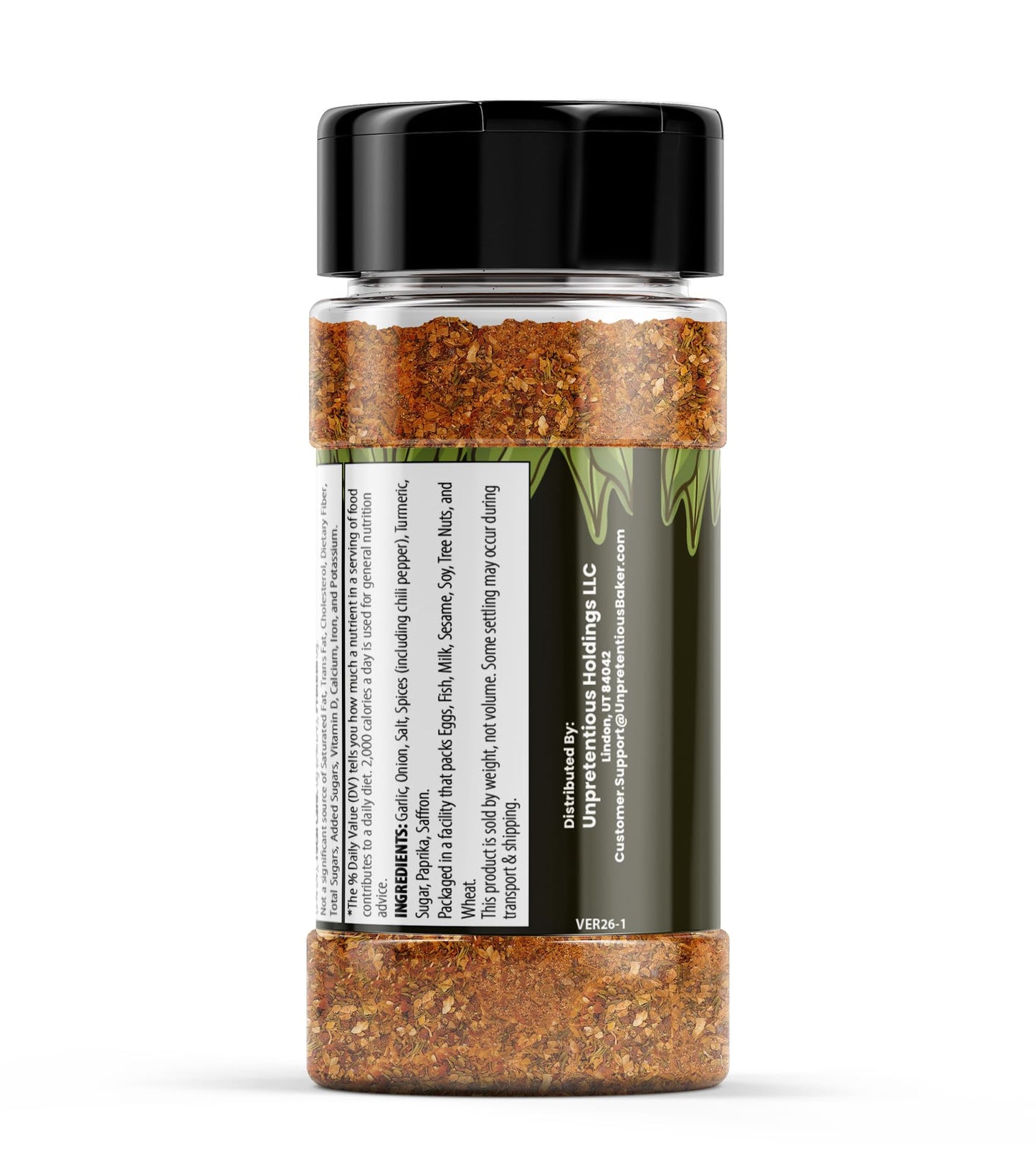 Unpretentious Paella Seasoning, 5 Tbsp, Authentic Spice Blend, Spanish Cuisine, Paella Valenciana