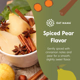 OAT MAMA Flavored Microplastics-Free Postpartum Recovery Tea - Spiced Pear Flavor - Calming & Healing Tea for Hormone Balance - Nourishing Organic