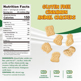 ChocZero Animal Crackers Cookies, Cinnamon Flavored, Gluten Free, Low Carb, No Added Sugar, 12 Ounce (Pack of 1)