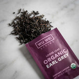 Organic Earl Grey Loose Leaf Tea, USDA Organic Certified, Citrusy and Floral, Single Serve Loose Leaf Tea (32-Pack), Limited Small Batch, Single