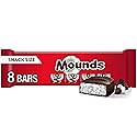 MOUNDS Coconut and Dark Chocolatey Snack Size, Candy Bars, 0.6 oz (8 Count)