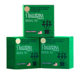 3 Pack of 3 Ballerina Tea for Men and Women (3 Boxes of 30 Tea Bags)