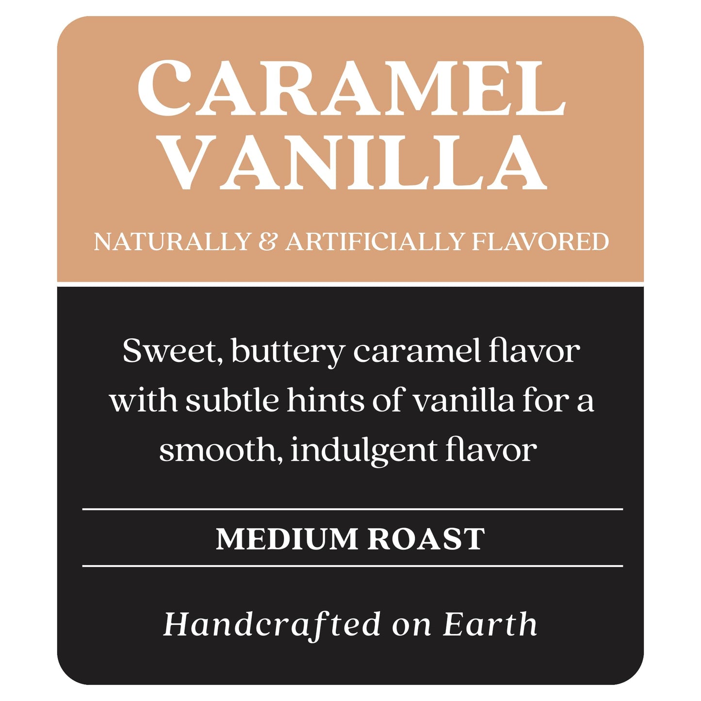 Copper Moon Medium Roast Ground Coffee, Caramel Vanilla Blend, 12 Ounce Bag