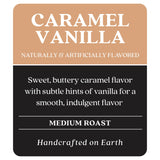 Copper Moon Medium Roast Ground Coffee, Caramel Vanilla Blend, 12 Ounce Bag