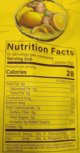 ZANGBELLA Ginger Hard Candy - Relief Nausea, Motion Sickness, Upset Stomach, Great Tasting Lemon Flavor, Individually Wrapped, 3.5 oz