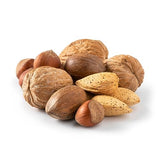 NUTS U.S. - Mixed Nuts In Shell (Almonds, Walnuts, Hazelnuts, Pecans) | No Added Colors and No Artificial Flavors | Fresh Buttery Taste and Raw