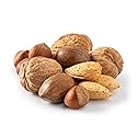 NUTS U.S. - Mixed Nuts In Shell (Almonds, Walnuts, Hazelnuts, Pecans) | No Added Colors and No Artificial Flavors | Fresh Buttery Taste and Raw