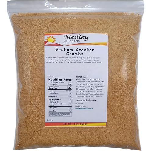 Medley Hills Farm Graham cracker crumbs - in Resealable Bag - 1.5 lbs