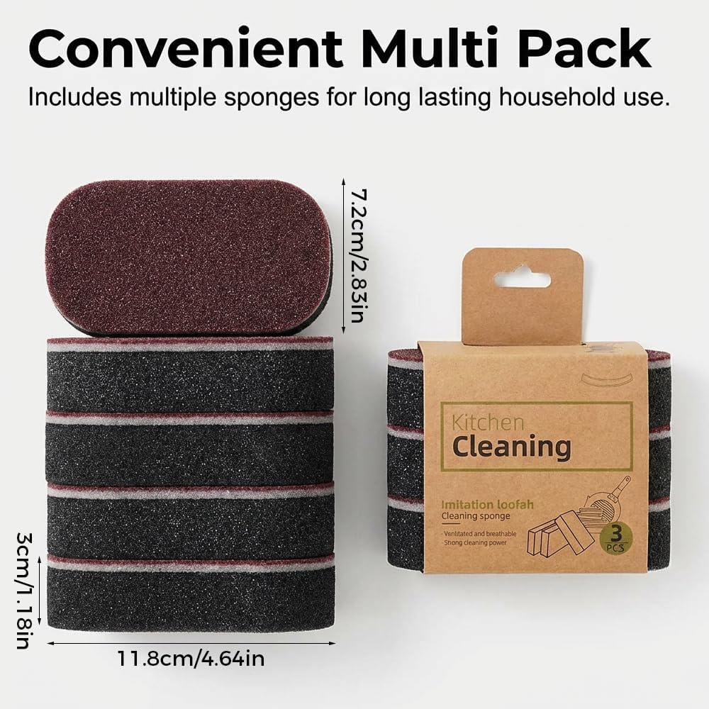 Multi-Functional Eraser,2026 New Cleaning Sponges Eraser,Shower & Tub Scrubber Sponge for Kitchen, Bathroom, Sink, Floor & Home Cleaning. (10 Pcs)