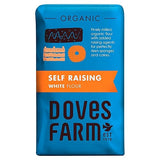 Doves Farm Organic Self Rising Flour 2.2 lb (1 kg) - Kosher & Vegan Friendly British Self Raising White Flour for Baking | Ideal for Cakes, Dessert