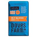 Doves Farm Organic Self Rising Flour 2.2 lb (1 kg) - Kosher & Vegan Friendly British Self Raising White Flour for Baking | Ideal for Cakes, Dessert