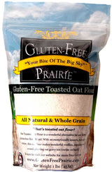 Gluten-Free Prairie Toasted Oat Flour, Certified Gluten Free Purity Protocol, Non-GMO, Vegan, 1 Pound