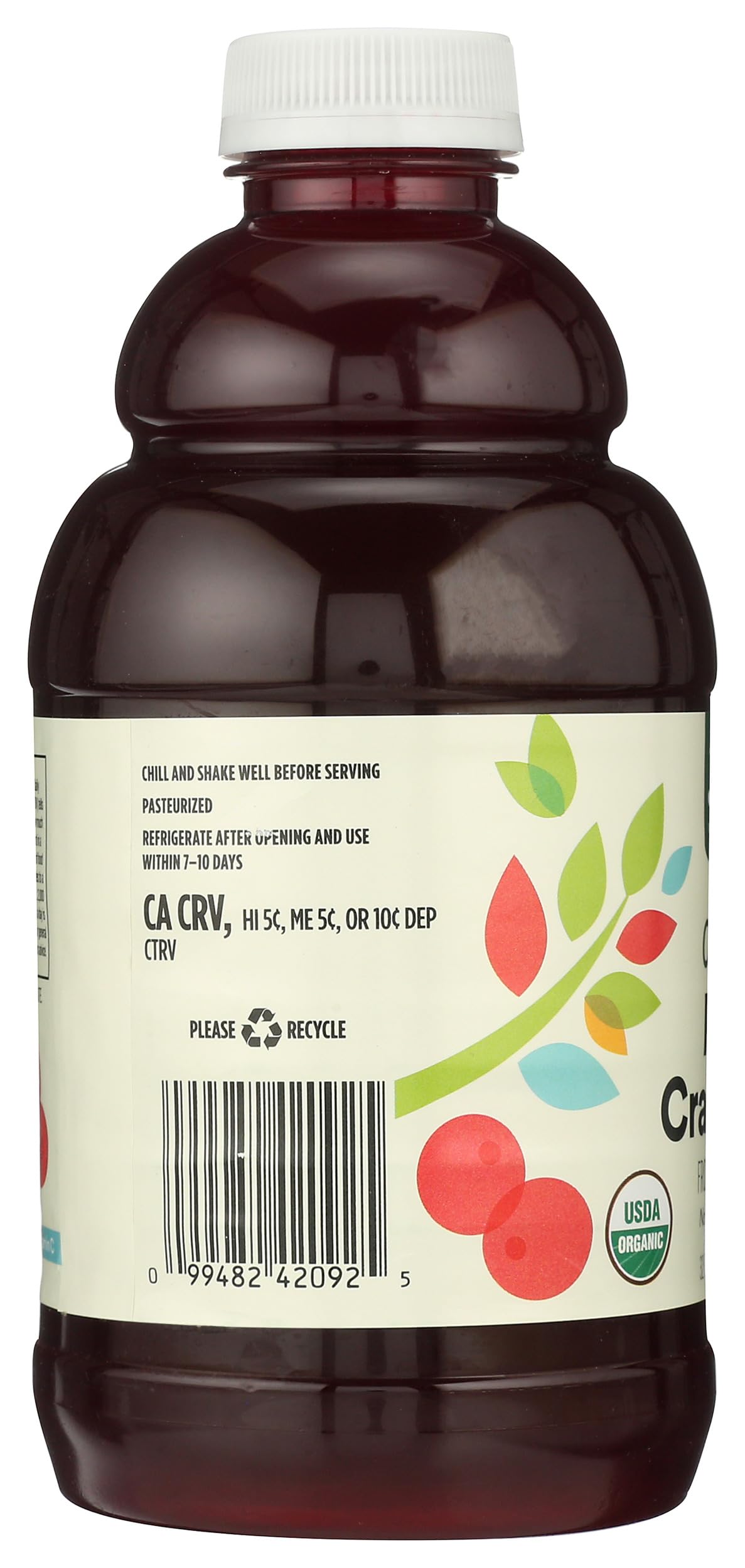 365 by Whole Foods Market, Organic Pure Cranberry Juice, 32 Fl Oz