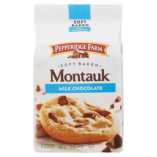 Pepperidge Farm Soft Baked Chocolate Chunk Milk Chocolate Cookies 8.6 oz (Pack of 6)