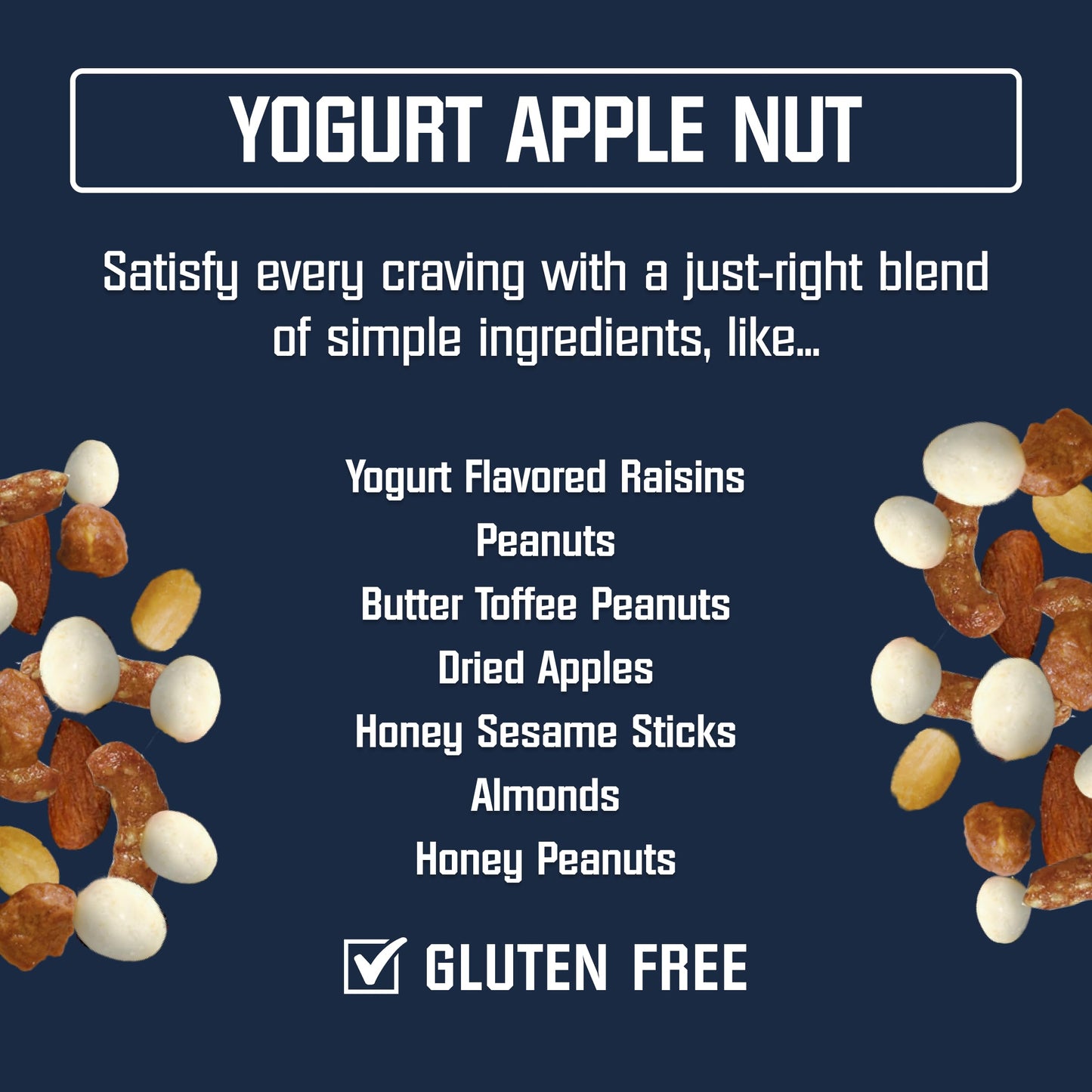 Kar’s Nuts Variety Pack Trail Mix Snacks -Yogurt Apple Nut, Mango Pineapple Mix, Sweet ‘N Spicy - Grab & Go Bags, Individual Snack Packs (Pack of 24)