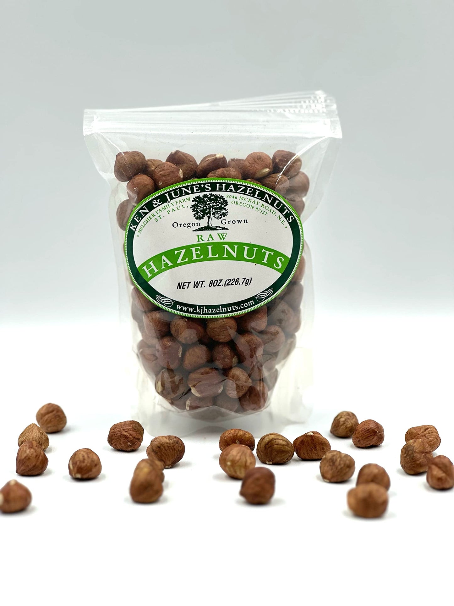 Raw Hazelnuts - 8 Oz Bag